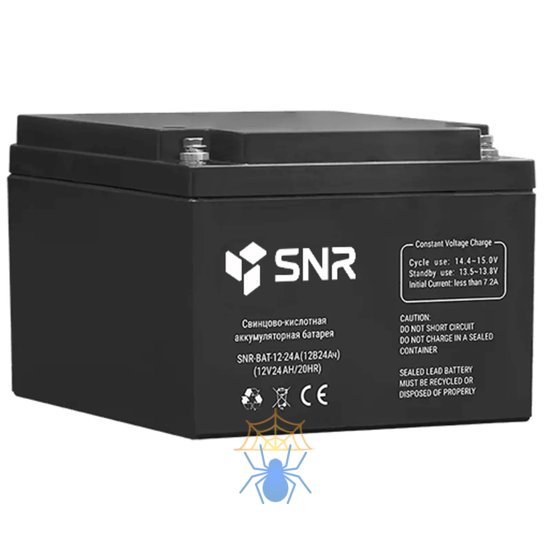 Свинцово-кислотный аккумулятор 12 В 24 Ач (SNR-BAT-12-24-GP) фото