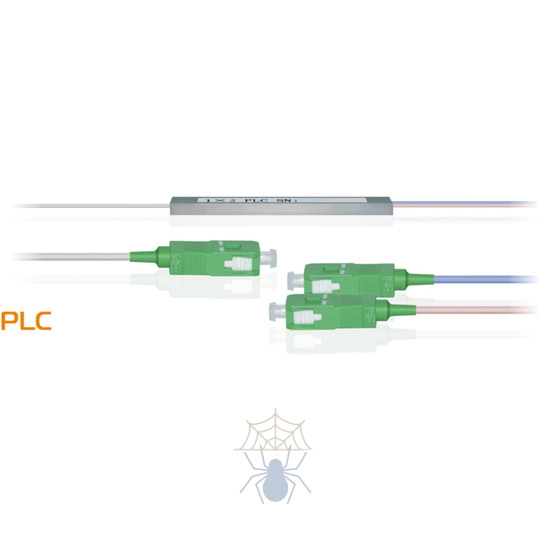 Делитель оптический планарный бескорпусный SNR-PLC-M-1x2-SC/APC фото