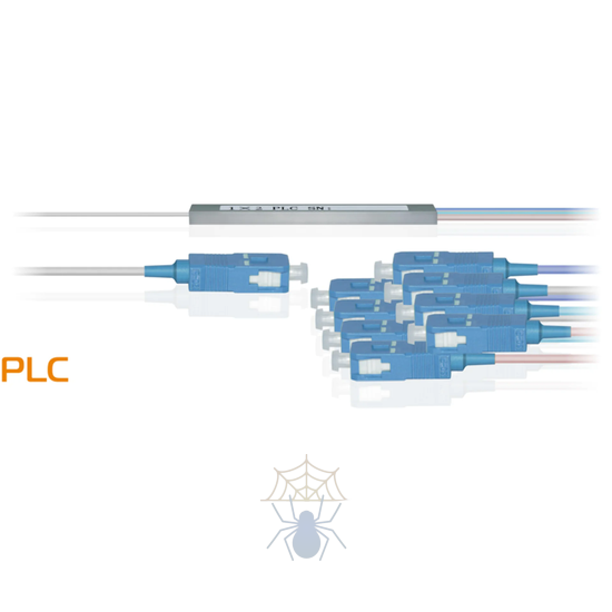 Делитель оптический планарный бескорпусный SNR-PLC-M-1x8-SC/UPC фото