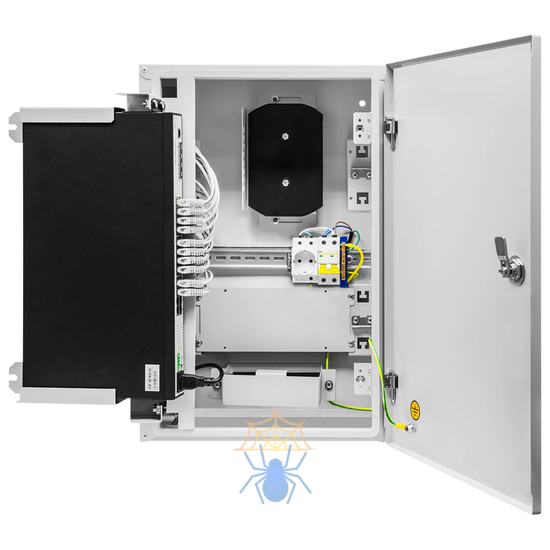 Шкаф телекоммуникационный для узла доступа 600х400x200мм, серия RT с блоком питания (SNR-TWC-604020-RTU-IP30) фото 4