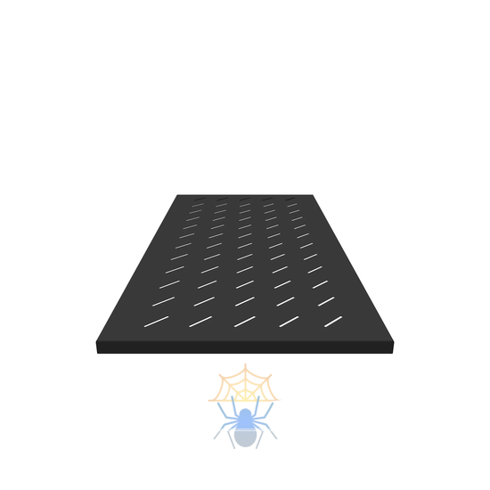 Полка стационарная для шкафов глубиной 1200мм, (глубина полки 950мм) распределенная нагрузка 20кг, цвет-черный (SNR-SHELF-12095-20B) фото