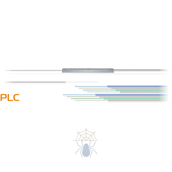 Делитель оптический планарный бескорпусный SNR-PLC-M-1x8 фото