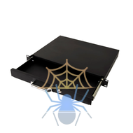 Выдвижной ящик для документов глубиной 355мм, высота 1U, цвет-черный (SNR-CASE-355-1U-B) фото
