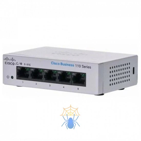 Коммутатор CBS110 Unmanaged 5-port GE, Desktop, Ext PS (repl. for  SG110D-05-EU) фото