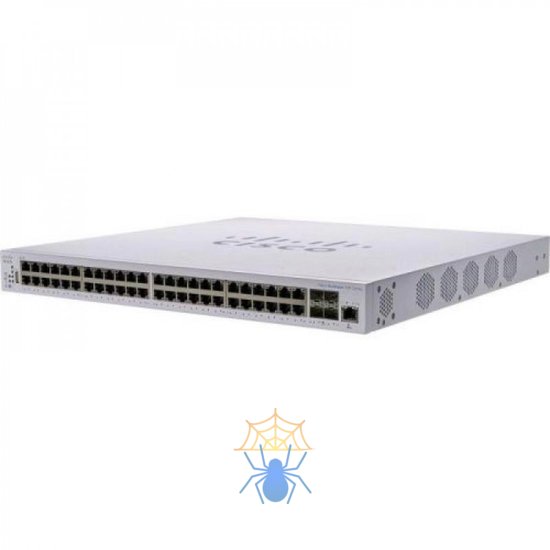 Коммутатор CBS250 Smart 48-port GE, PoE, 4x1G SFP фото 3