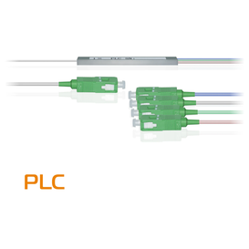 Делитель оптический планарный PLC-M-1x4 бескорпусный разъемы SC/APC B-Optix PLC-M-1x4-SC/APC