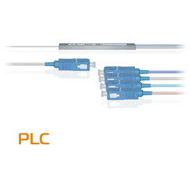 Делитель оптический планарный PLC-M-1x4 бескорпусный разъемы SC/UPC B-Optix PLC-M-1x4-SC/UPC