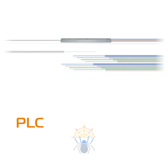 Делитель оптический планарный PLC-M-1x8, бескорпусный, неоконцованный фото