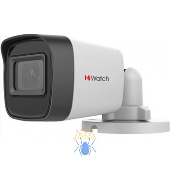 Камера видеонаблюдения аналоговая HiWatch DS-T500(C) 2.8-2.8мм HD-CVI HD-TVI цв. корп.:белый (DS-T500 (C) (2.8 MM)) фото