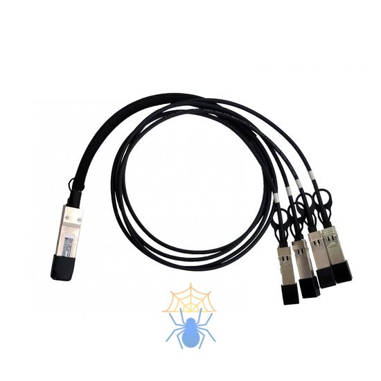 FH-DP4T30QS01 Кабель  QSFP+ to 4хSFP+ Direct attach passive cable, 1m фото