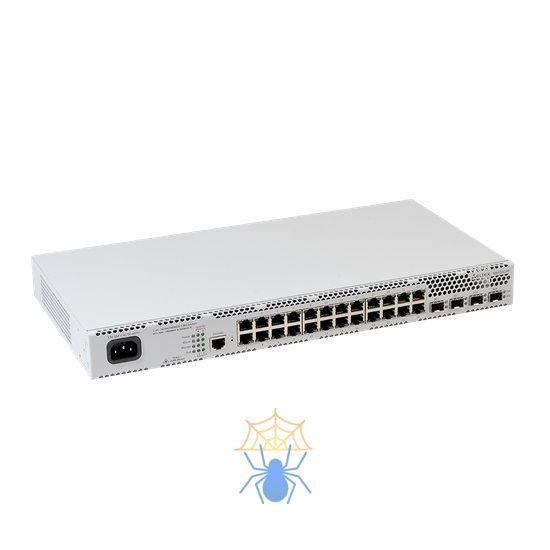 MES2424P_AC Ethernet-коммутатор MES2424P, 24 порта 10/100/1000BASE-T (PoE/PoE+), 4 порта 1000BASE-X/10GBASE-R, L2, 220В AC фото 3