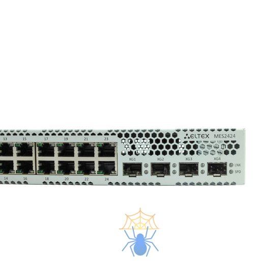 Ethernet-коммутатор MES2424, 24 порта 10/100/1000BASE-T, 4 порта 1000BASE-X/10GBASE-R, L2, 48В DC фото 7