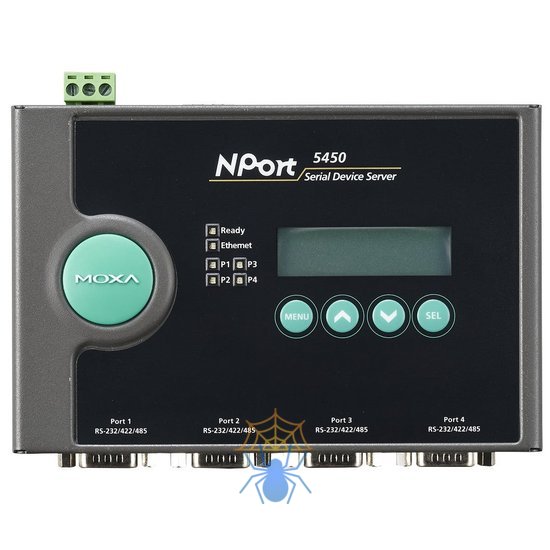 Ethernet сервер последовательных интерфейсов MOXA NPort 5450I w/ adapter фото 2
