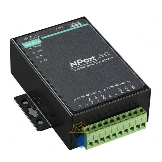 Ethernet сервер последовательных интерфейсов MOXA NPort 5232I w/ adapter фото