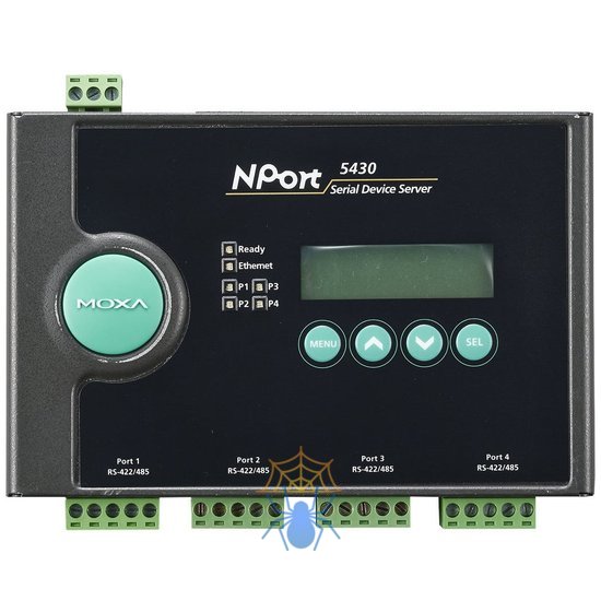Ethernet сервер последовательных интерфейсов MOXA NPort 5430 w/ adapter фото 2