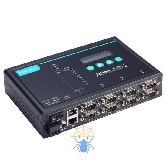 Ethernet сервер последовательных интерфейсов MOXA NPort 5610-8-DT w/o adaptor фото