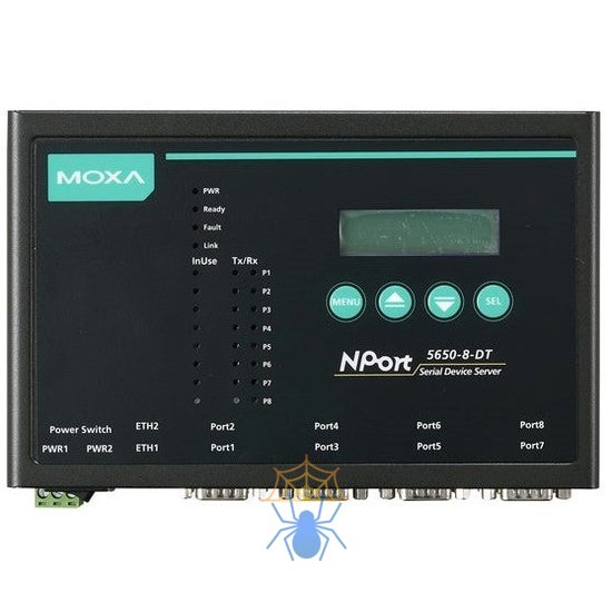 Ethernet сервер последовательных интерфейсов MOXA NPort 5650-8-DT w/o adaptor фото 2