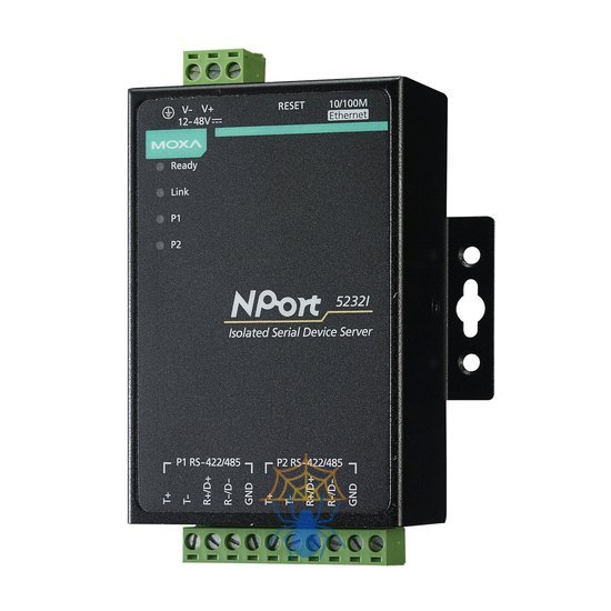 Ethernet сервер последовательных интерфейсов MOXA NPort 5232I w/ adapter фото 4