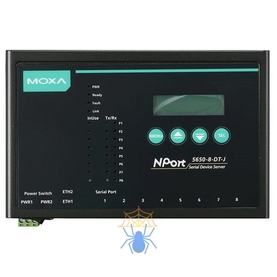 Ethernet сервер последовательных интерфейсов MOXA NPort 5650-8-DT-J w/o adaptor фото 2