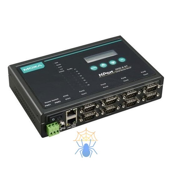 Ethernet сервер последовательных интерфейсов MOXA NPort 5650I-8-DT w/o adaptor фото