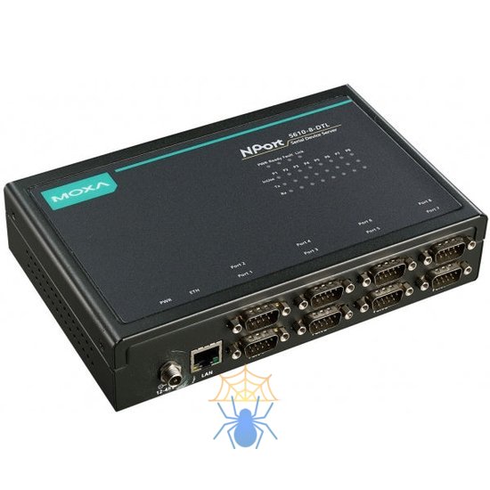 Ethernet сервер последовательных интерфейсов MOXA NPort 5610-8-DTL w/o adaptor фото