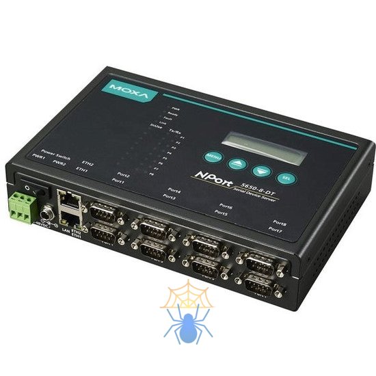 Ethernet сервер последовательных интерфейсов MOXA NPort 5650I-8-DT w/o adaptor фото 3