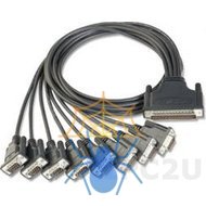 Разветвительный кабель RS-232/422/485 MOXA CBL-M62M9x8-100 фото