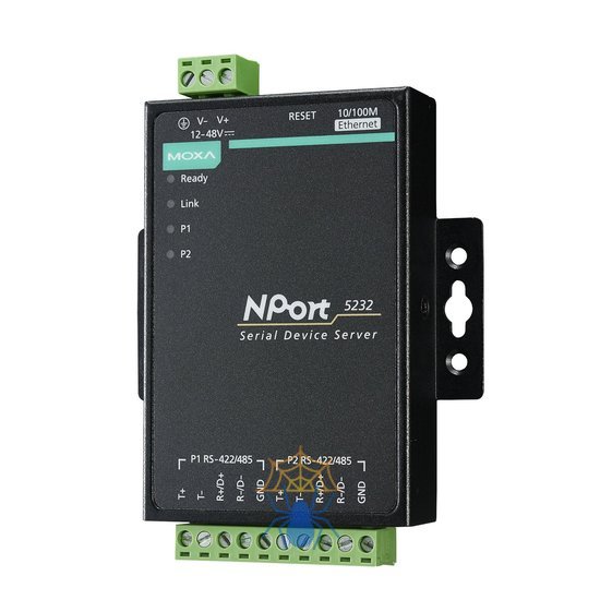 Ethernet сервер последовательных интерфейсов MOXA NPort 5232 w/ adapter фото 4