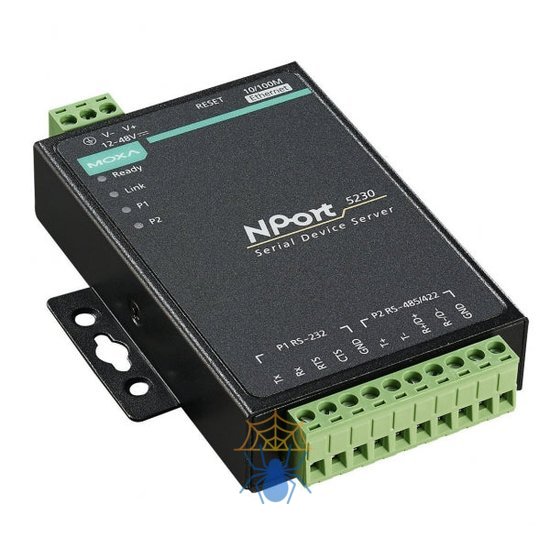 Ethernet сервер последовательных интерфейсов MOXA NPort 5230 w/ adapter фото