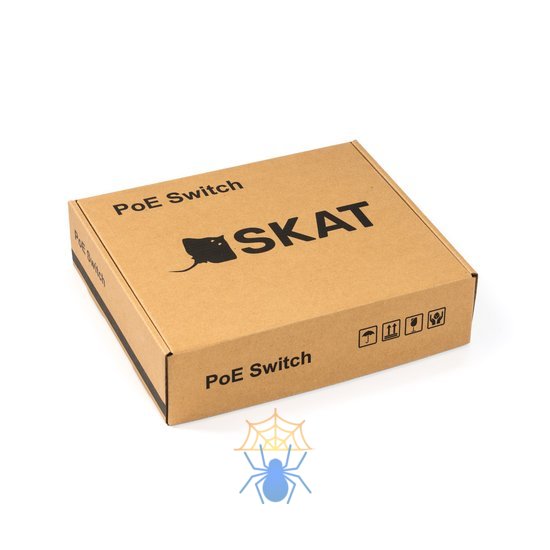 SKAT PoE-4E-1G коммутатор PoE Plus, мощность 65Вт, порты: 4-Ethernet, 1-Uplink фото 6