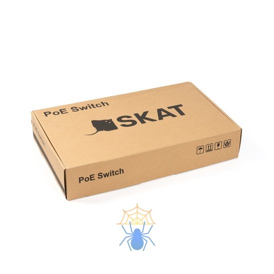 SKAT PoE-24E-2G v.2 коммутатор PoE Plus, мощность 250Вт, порты: 24-Ethernet, 2-Uplink фото 4