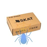 SKAT PoE-8E-1G-1S v.2 коммутатор PoE Plus, мощность 120Вт, порты: 8-Ethernet, 1-Uplink, 1-SFP фото