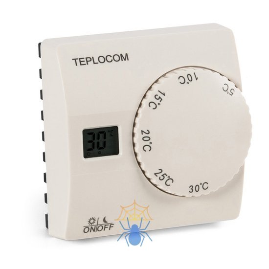Проводной комнатный термостат TEPLOCOM TS-2AA/8A фото 5