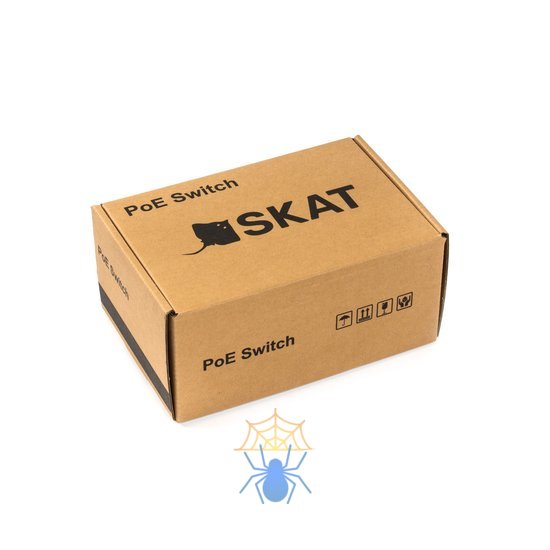 SKAT PoE-2E-1S коммутатор PoE Plus, мощность 60Вт, порты: 2-Ethernet, 1-Uplink фото 5