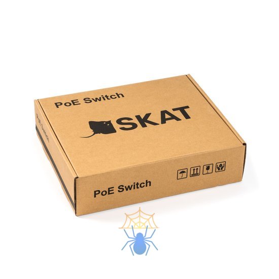 SKAT PoE-8E-2E коммутатор PoE Plus, мощность 120Вт, порты: 8-Ethernet, 2-Uplink фото