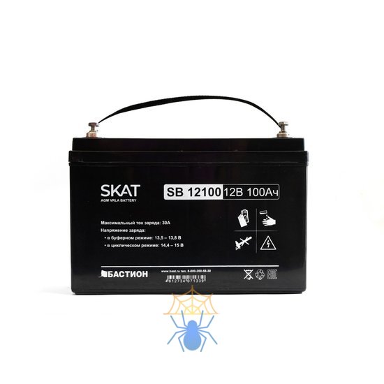 Аккумулятор свинцово-кислотный  SKAT SB 12100 фото 5