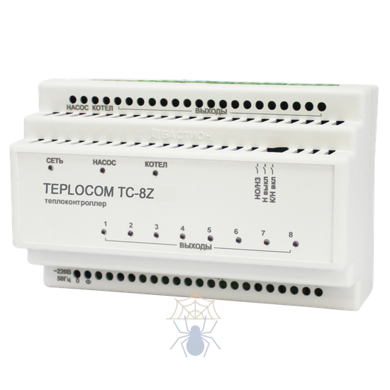 Теплоконтроллер для лучевой системы отопления TEPLOCOM Луч TC-8Z фото 2