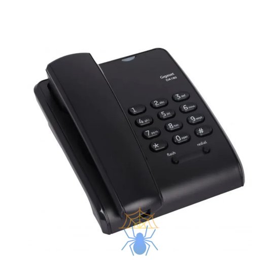 Телефон проводной Gigaset DA180 черный S30054-S6535-S301
