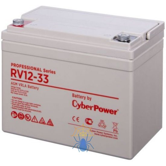 Аккумуляторная батарея PS CyberPower RV 12-33 / 12 В 33 Ач фото