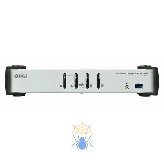 Квм переключатель ATEN 4-Port USB 3.0 DisplayPort KVMP™ Switch (Cables included) фото 4