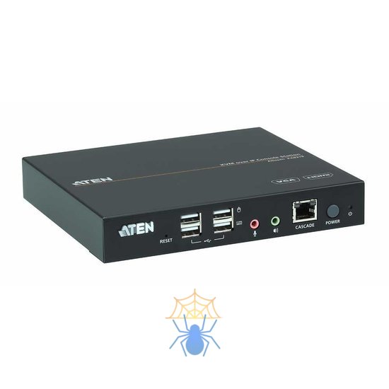 Консольная станция со сдвоенным интерфейсом VGA-HDMI для КВМ-переключателя с доступом по IP фото 2