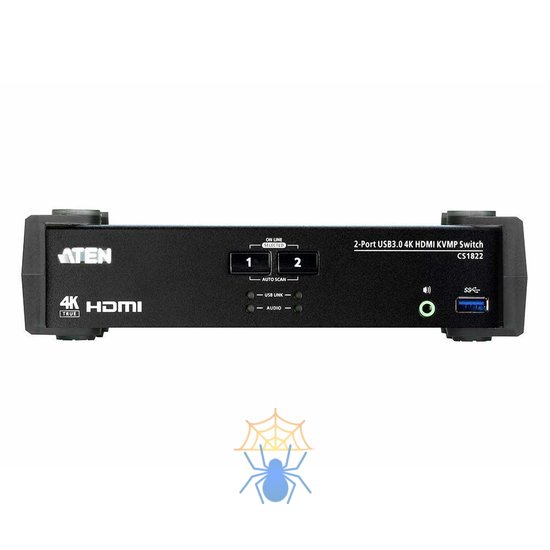 Квм перевключатель ATEN 2-Port USB 3.0 4K HDMI KVMP™ Switch фото 2
