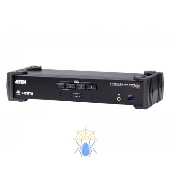 Квм перевключатель ATEN 4-Port USB 3.0 4K HDMI KVMP™ Switch фото