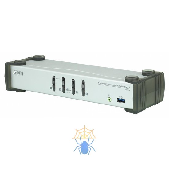 Квм переключатель ATEN 4-Port USB 3.0 DisplayPort KVMP™ Switch (Cables included) фото