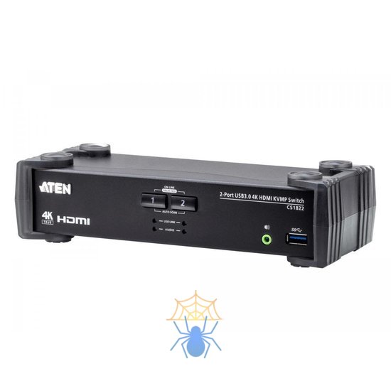 Квм перевключатель ATEN 2-Port USB 3.0 4K HDMI KVMP™ Switch фото
