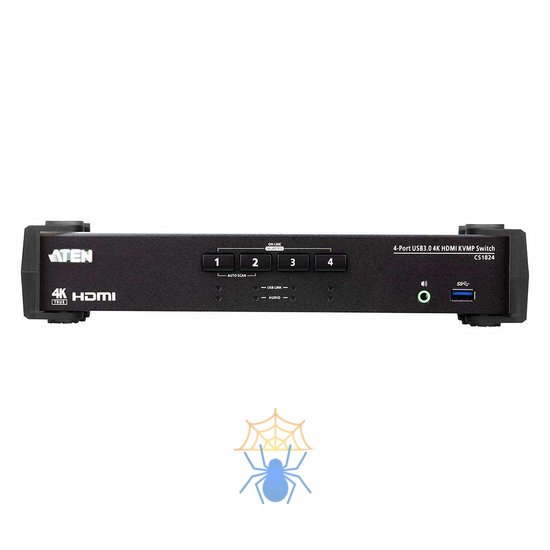 Квм перевключатель ATEN 4-Port USB 3.0 4K HDMI KVMP™ Switch фото 2