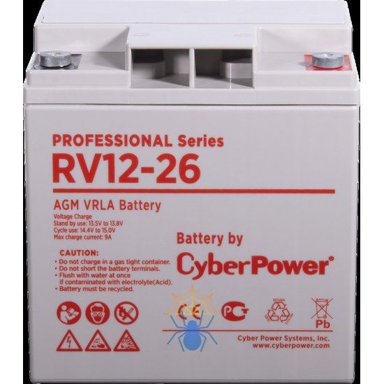 Аккумуляторная батарея PS CyberPower RV 12-26 / 12 В 26 Ач фото