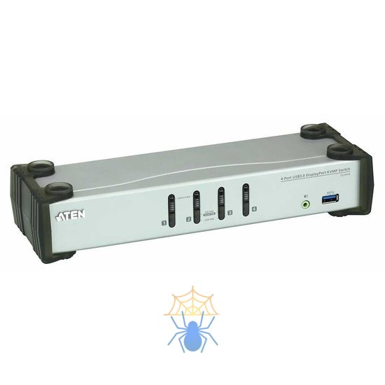 Квм переключатель ATEN 4-Port USB 3.0 DisplayPort KVMP™ Switch (Cables included) фото 2