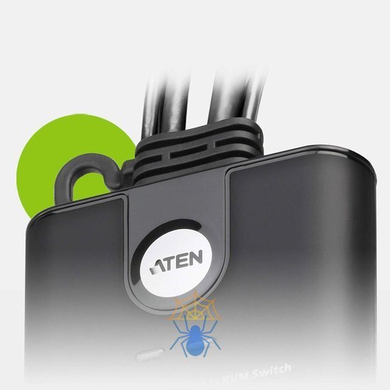 Квм переключатель ATEN 2-Port USB FHD HDMI Cable KVM Switch фото 5