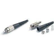 Клеевой коннектор FC/UPC MM (для многомодового кабеля) simplex 3.0мм черный Hyperline FK-STD-FC/SA-MM-UPC-SL-S3-BK